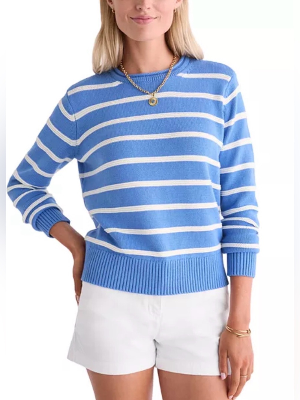 Vineyard Vines Cotton Roll Neck Sweater